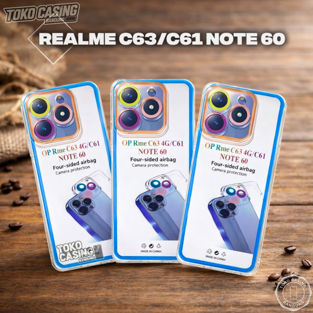 Realme C63 Clear Case (RMX39) Note 60 (RMX3933) เคสธรรมดา