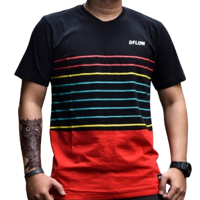 เสื้อยืด DFlow คุณภาพฟรีสติ๊กเกอร์