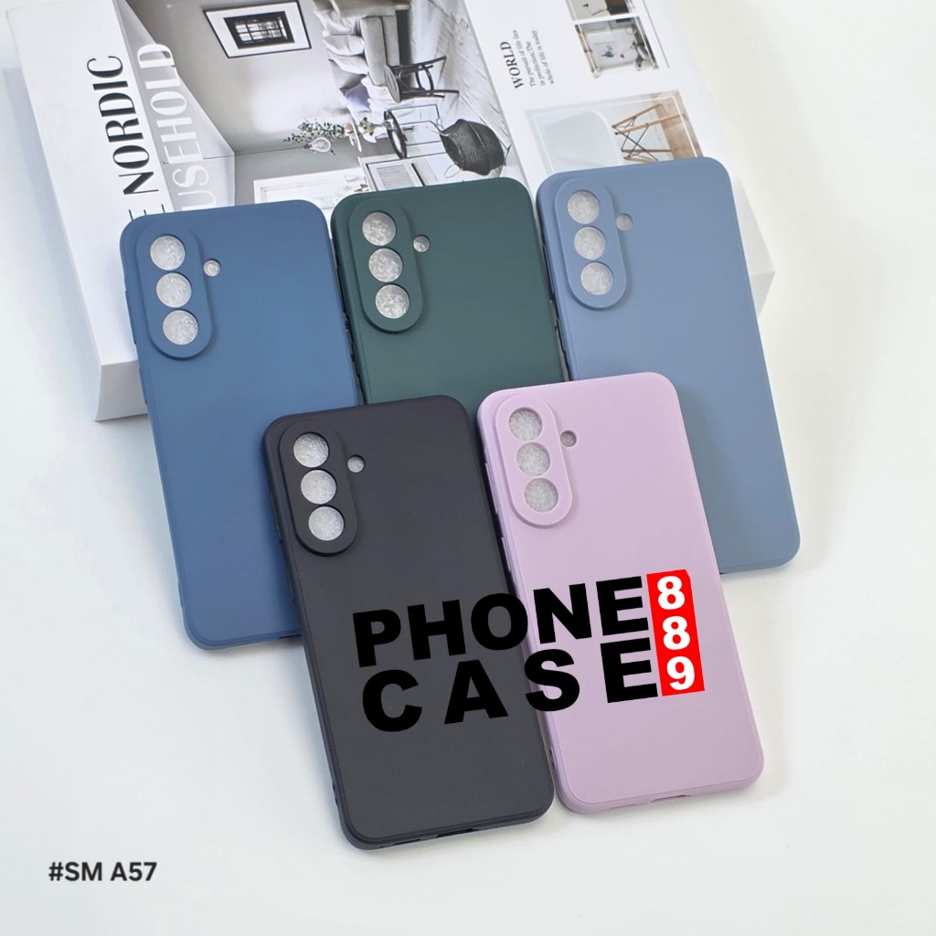 SAMSUNG A37 SAMSUNG A57 CASE MACAROON SQUARE LIQUID EDGE SOFT CASE SAMSUNG A37 SAMSUNG A57