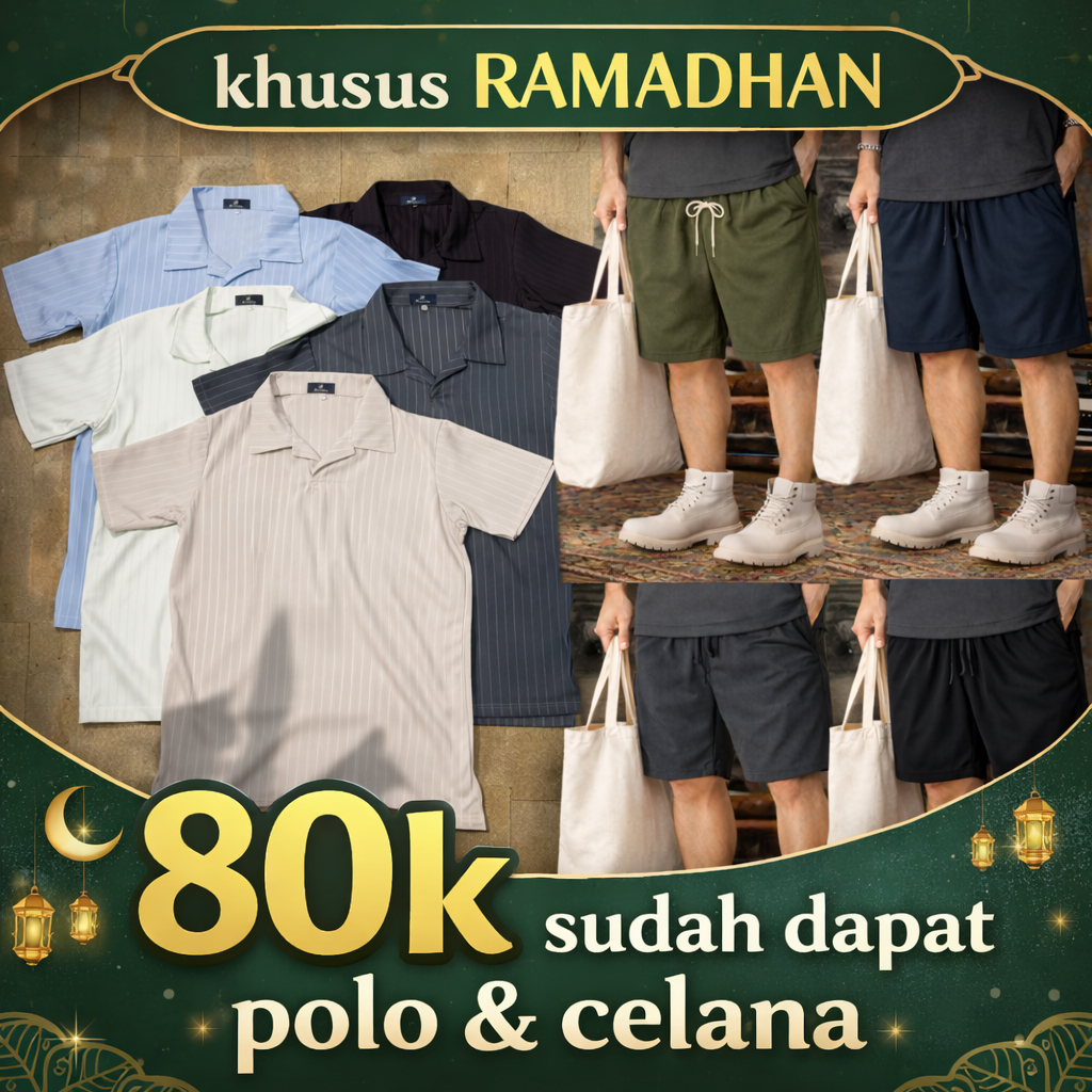 กางเกงขาสั้น CASUAL & POLO สําหรับผู้ชายผ้า EID