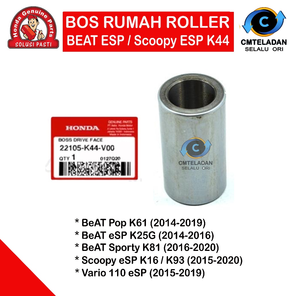 22105-K44-V00 Boss Drive Face K81 BOSC Roller Pully House Beat FI ESP Original AM