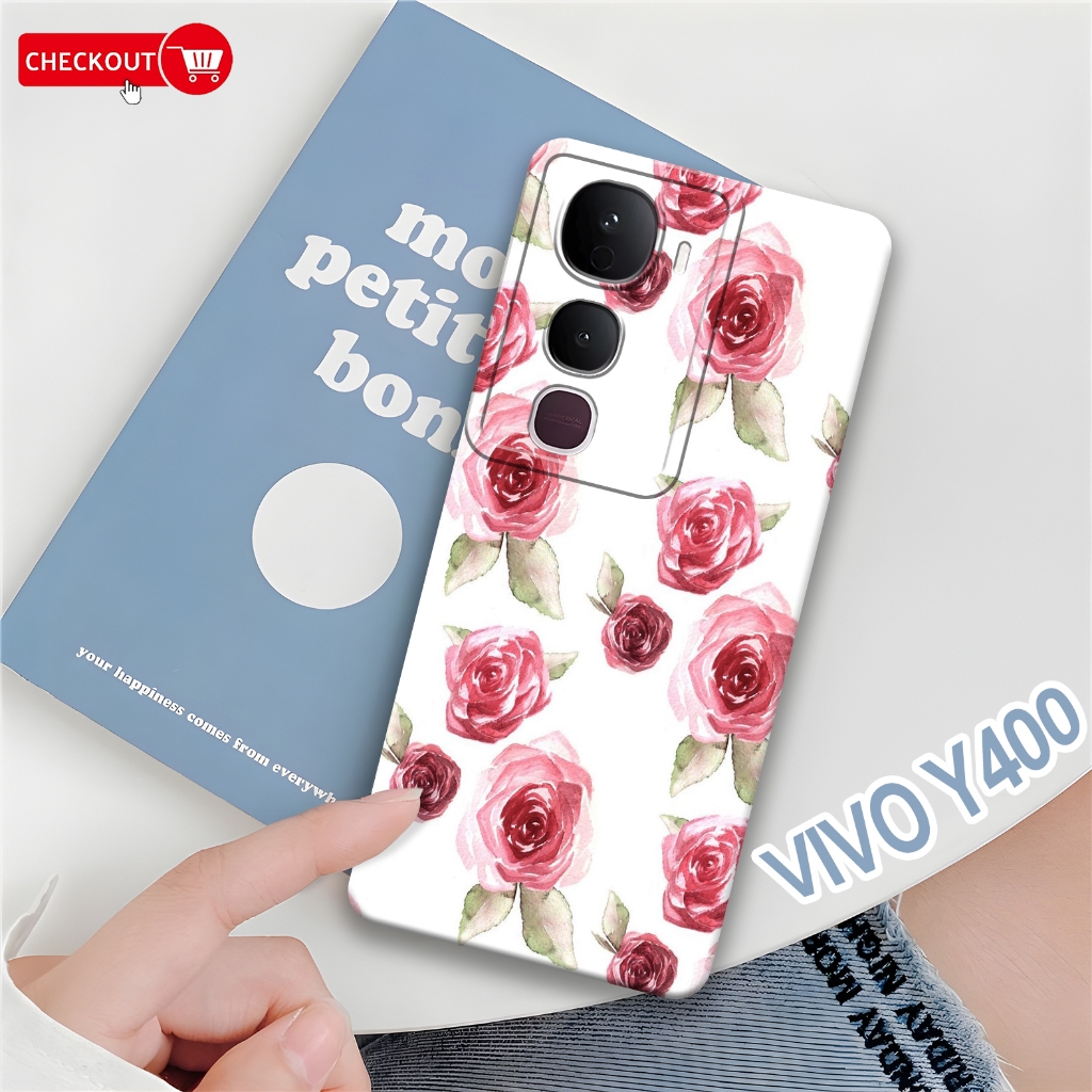 HP Vivo Y400 NEW Softcase - Flower Case - Latopiacase - Phone Case - Phone Silicon - Phone Cover - P