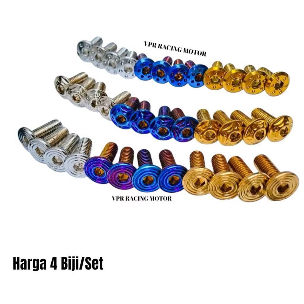 ราคาที่ถูกที่สุด 4 แผ่น BOLTS DISC BOLTS M8x20 THREAD 12 2 ซม. UNIVERSAL