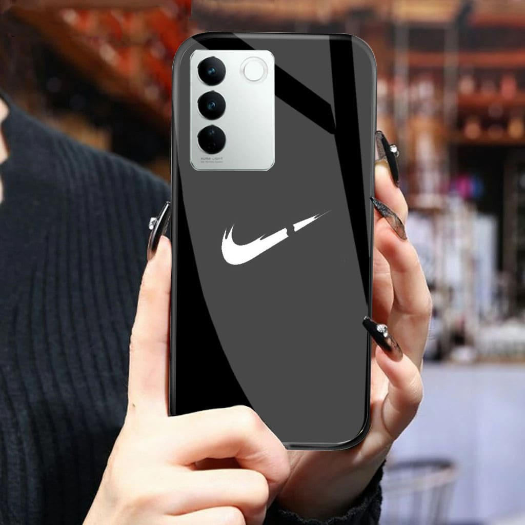 HP GK339 (VIVO V27 5G) VIVO V27E Glass Softcase - เคส VIVO V27 5G - เคสโทรศัพท์ VIVO V27 5G - เคสโทร