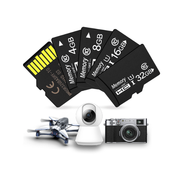[HS] การ์ด SD 64G การ์ดหน่วยความจํา 32GB 16GB การ์ด Micro SD