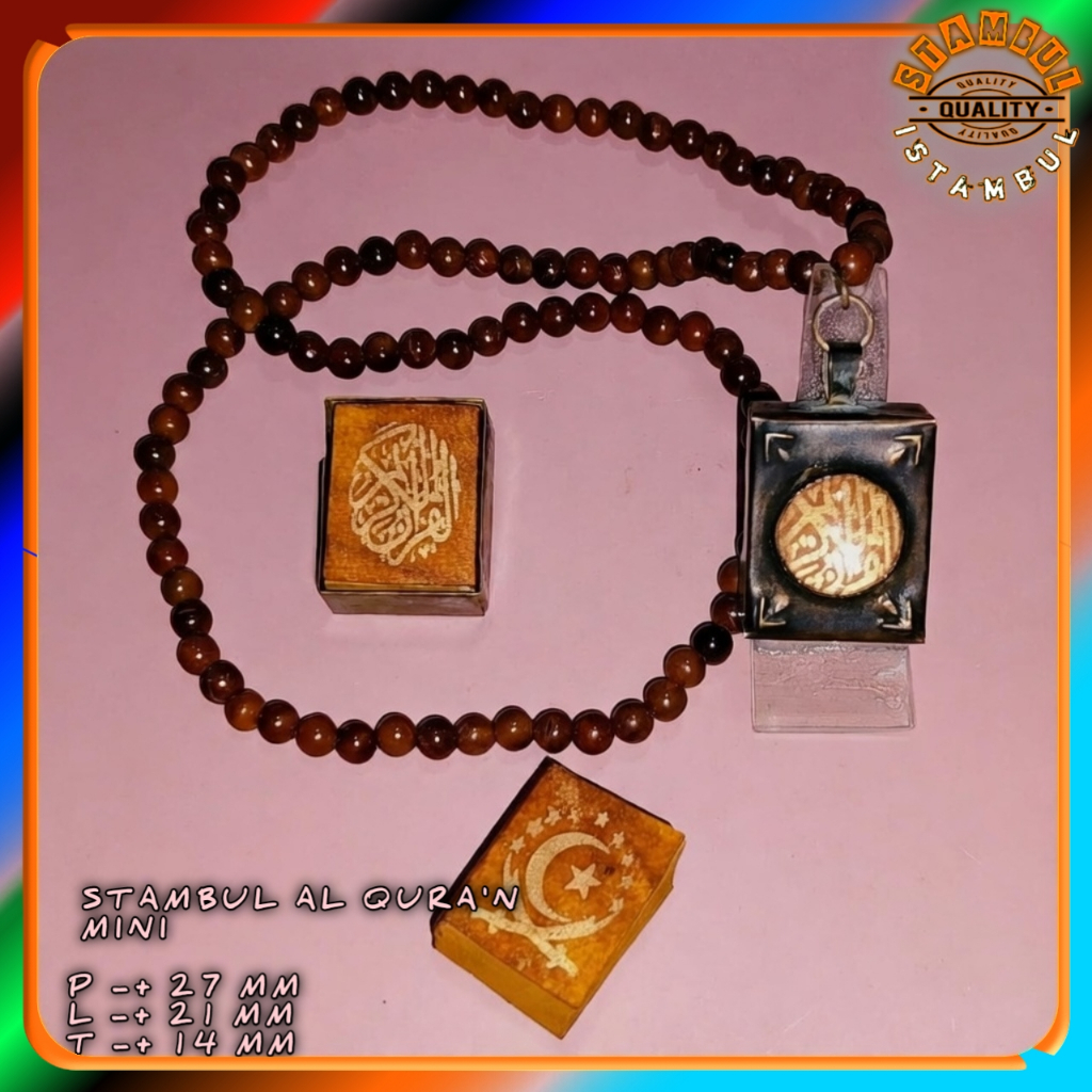 จี้สร้อยคอ Kaoka Stambul AL quran หมึกทองเล็ก