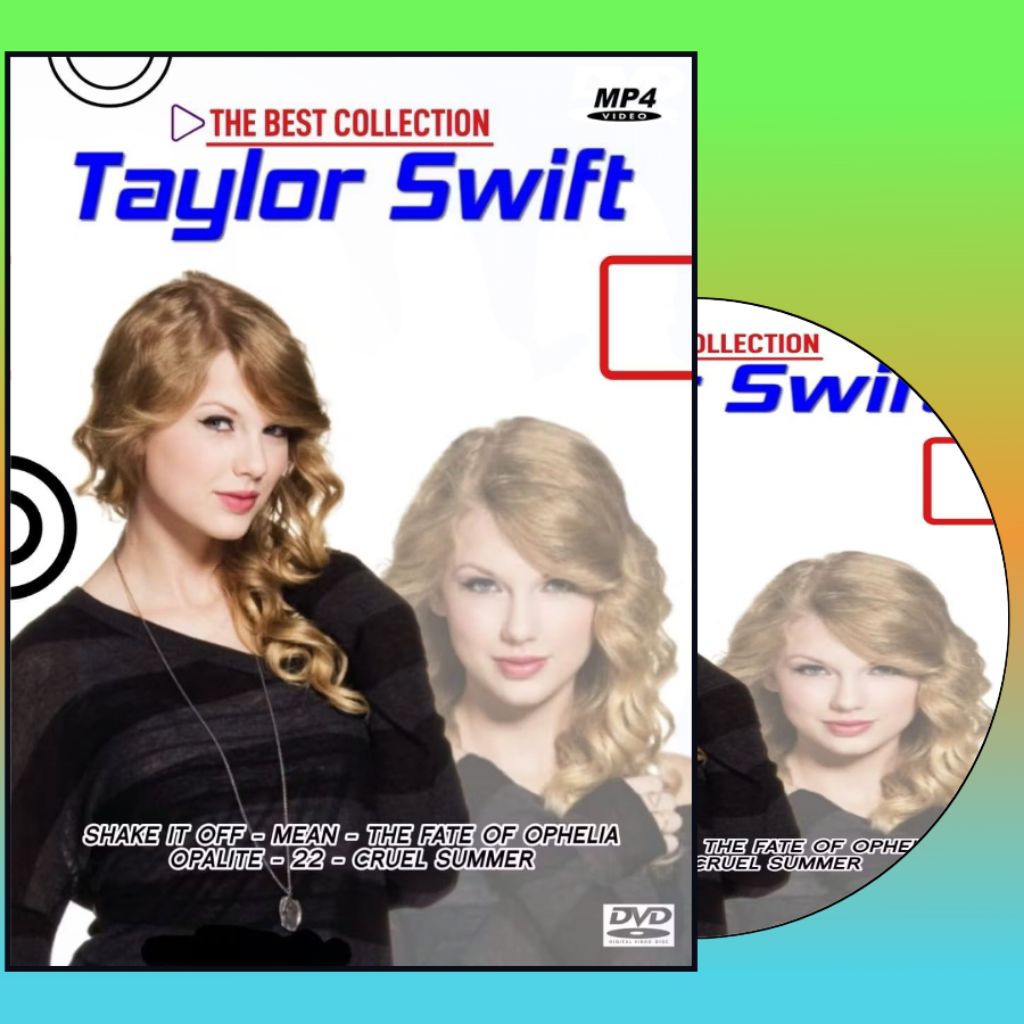 TAYLOR SWIFT SONG DVD - WESTERN POP SONG DVD - WOMENS POP SONG MUSIC DVD - LATEST POP SONG DVD