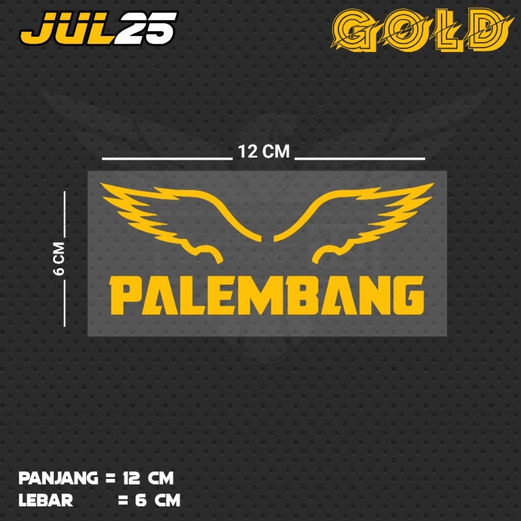 PALAMBANG / JUL25 SS สติ๊กเกอร์ตัด
