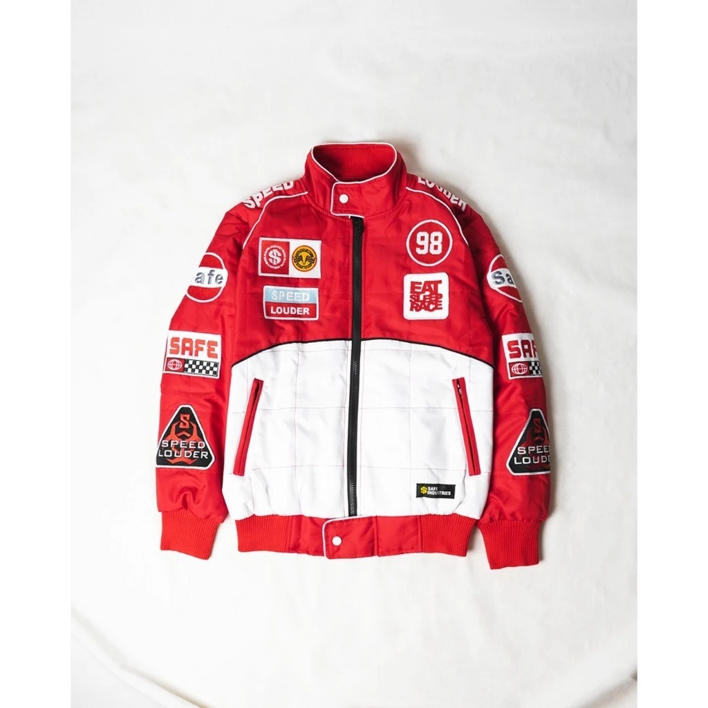 Nascar Country Jacket - สีแดง
