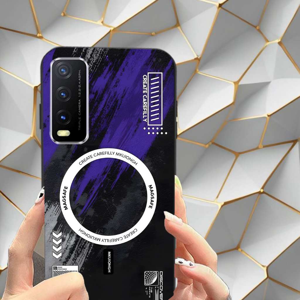 HP GK352 (VIVO Y12S/Y20/Y20S) VIVO Y12S Glass Softcase - เคส VIVO Y20 - เคสโทรศัพท์ VIVO Y20S - เคสโ