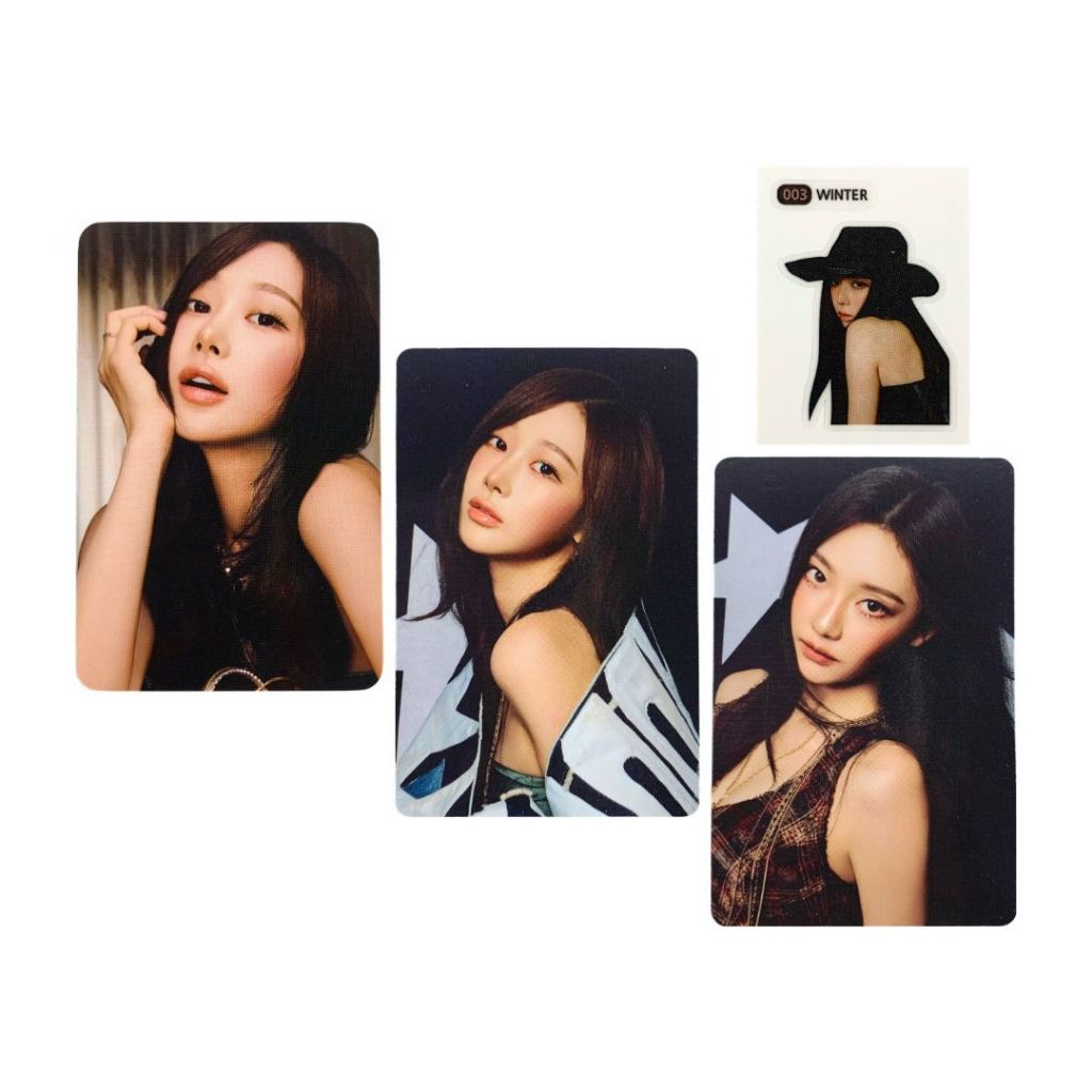 [sharing] aespa 2026 การ์ดอวยพรฤดูกาล Photocard Benefit (Ktown4u / Smstore)