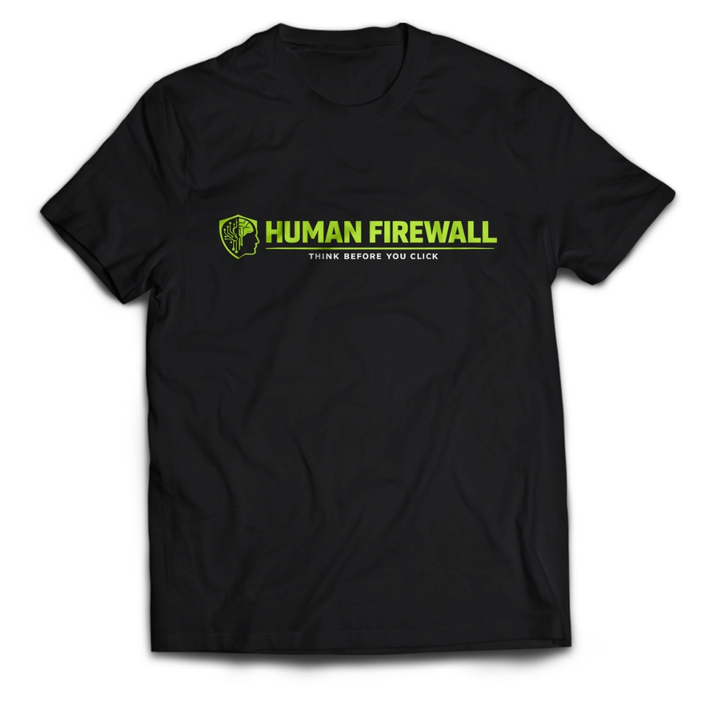 Cyber Security HUMAN FIREWALL เสื้อยืดผู้ชายผู้ใหญ่เสื้อผู้ใหญ่ Unisex PageKaos