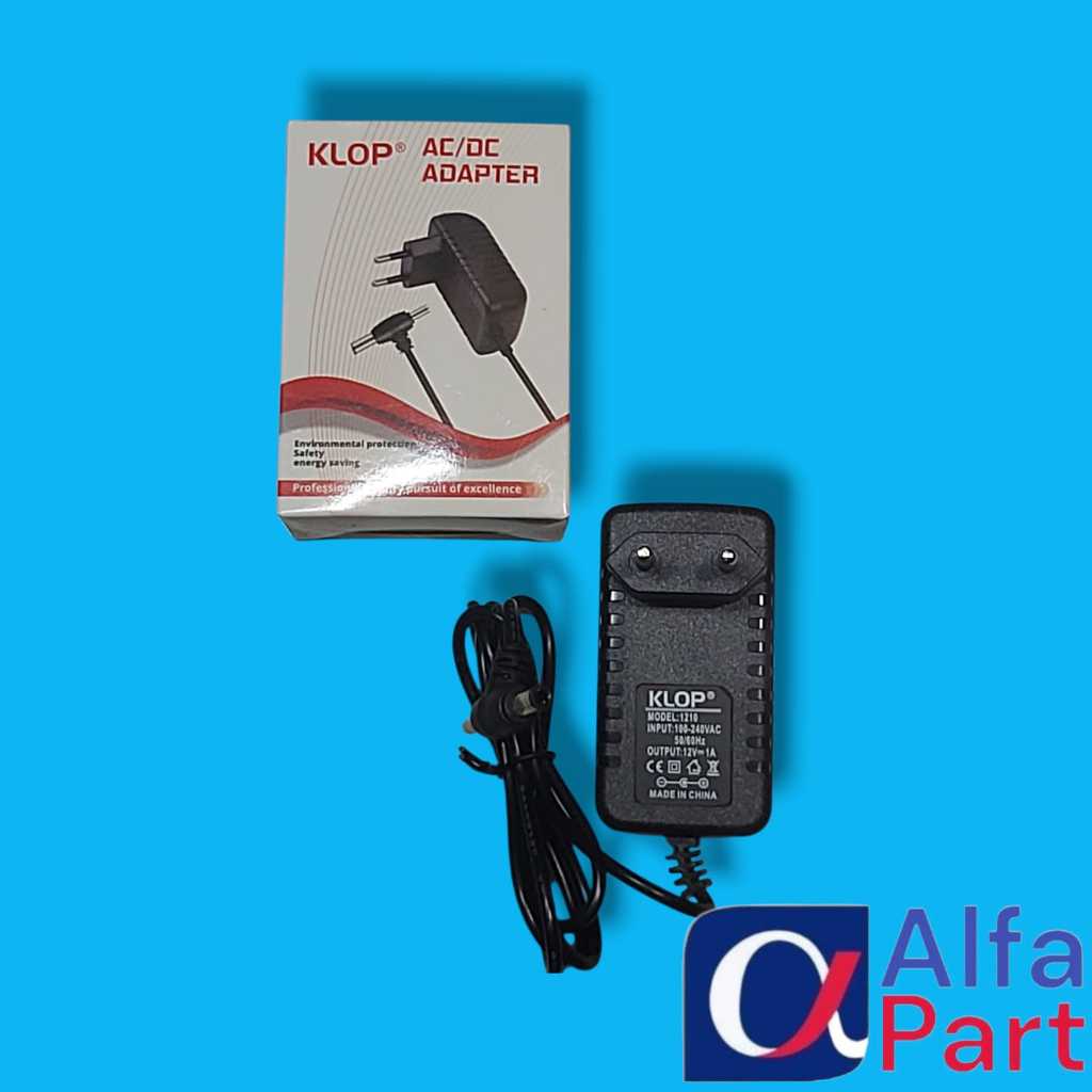 ดี 12V 1A KLOP ADAPTER