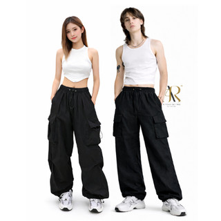 Kiya Cargo Pants Wanita Higwaist Loose Korean Style Jumbo Celana Cargo Wanita Terbaru