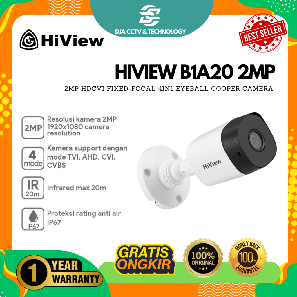 กล้อง HIVIEW B1A20 2MP