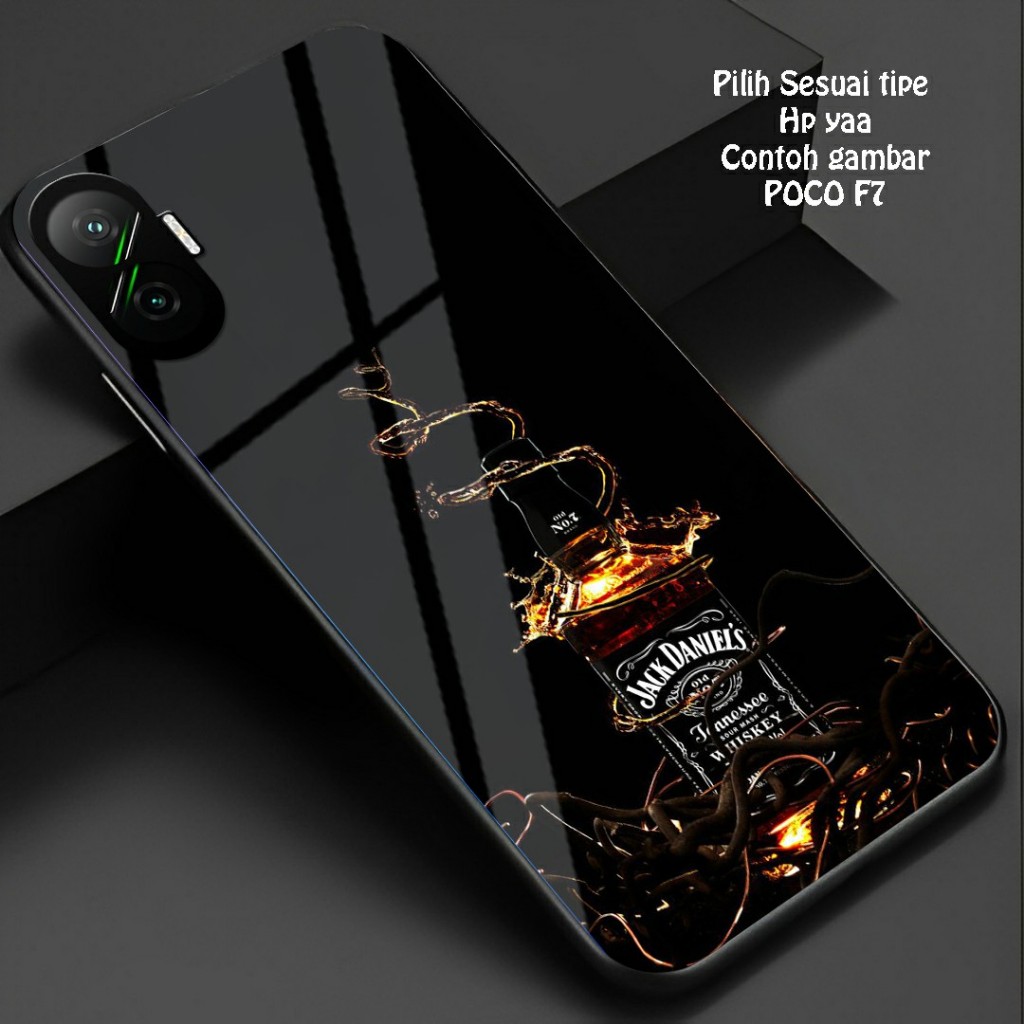 HP Glossy Glass Softcase สําหรับ POCO F7 - เคสโทรศัพท์ POCO F7 - เคส POCO F7 (GM 003)