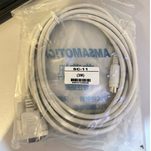 SC-11 3M HMI CABLE SERIAL TO PLC MITSUBISHI FX SERIES FX0S FX1S FX0N FX1N FX3U ETC.