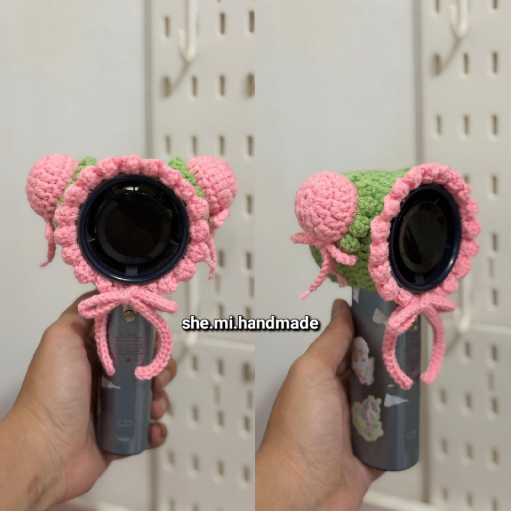 ฝาครอบพัดลมถัก/goojodoq gfs001/006/002/jamay fs930/ฝาครอบหัวโครเชต์/ปมแฉก