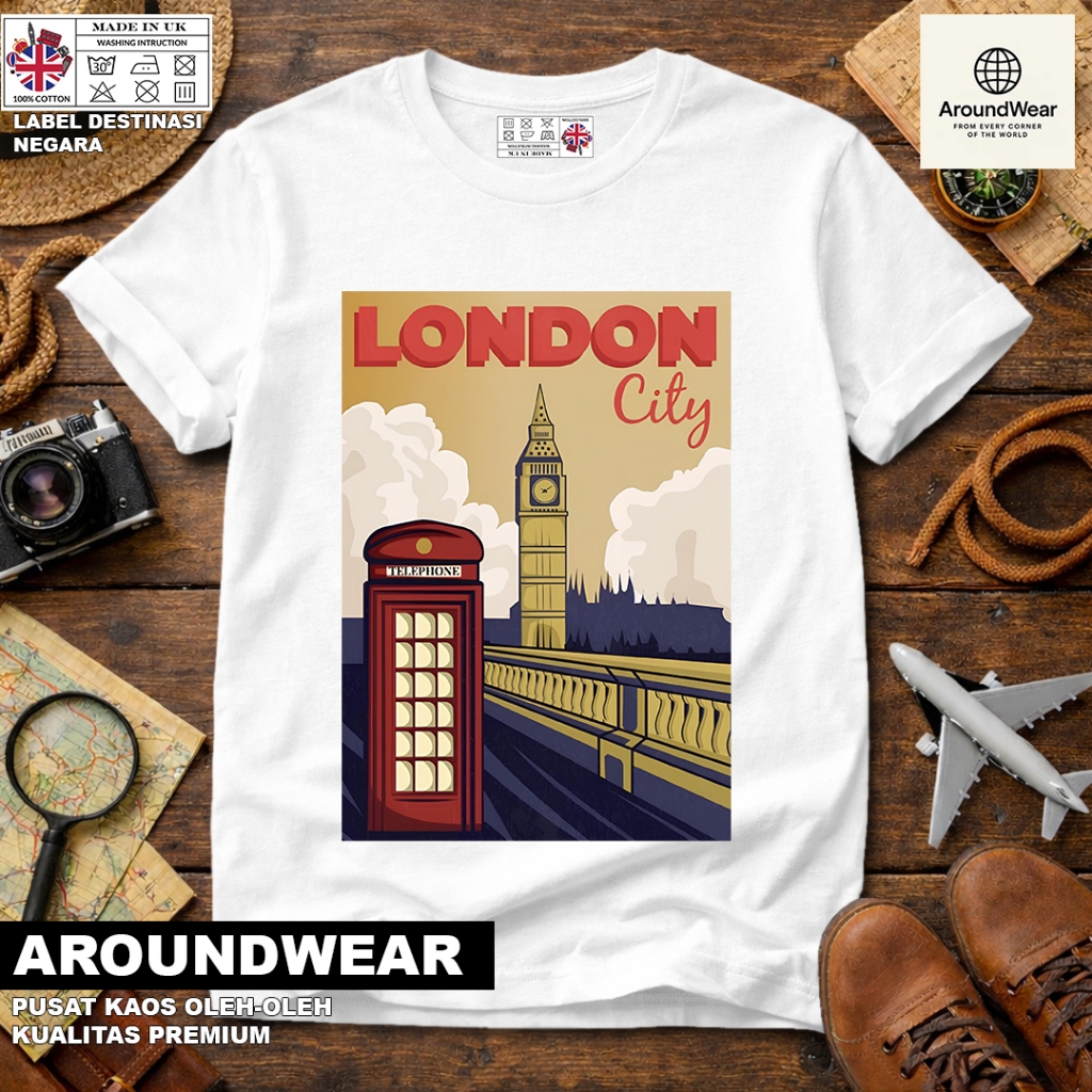 เสื้อยืด ENGLAND 17 SOUVENIR พร้อมแท็กภาษาอังกฤษ, ของขวัญพรีเมี่ยม SOUVENIR MATERIAL