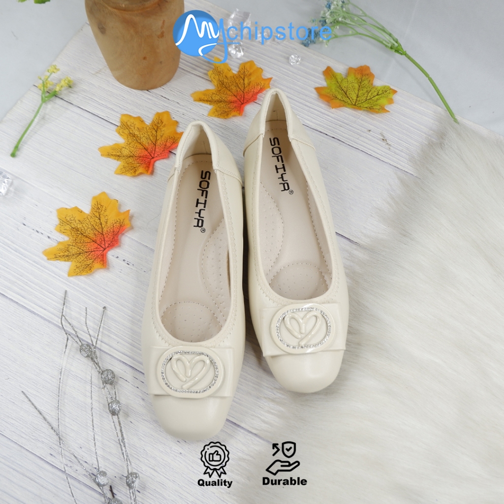 ซอฟยา 8435-1 รองเท้าส้นแบนนําเข้า ต้นฉบับ 100% ล่าสุด