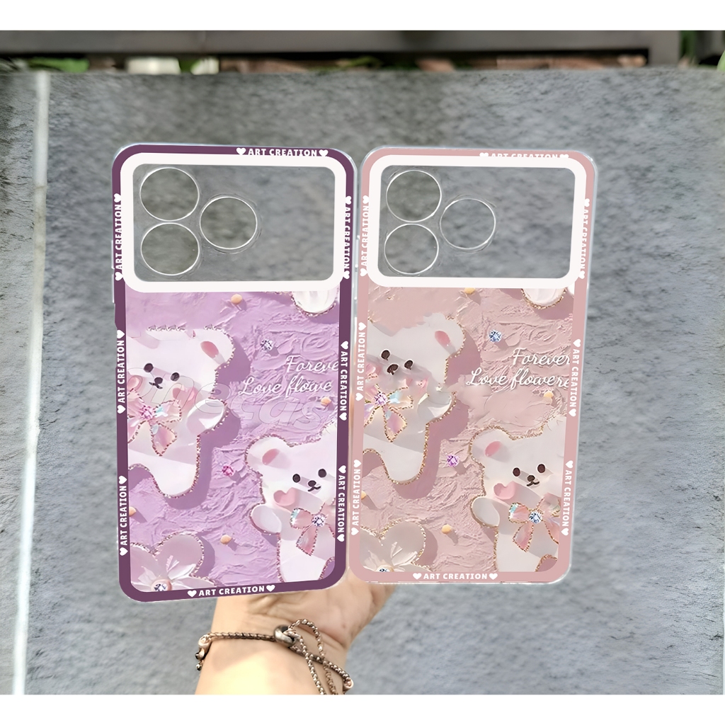 Softcase ZTE NUBIA A36 Case Clear Motif Casing ZTE NUBIA A36 ซิลิโคนใสล่าสุด