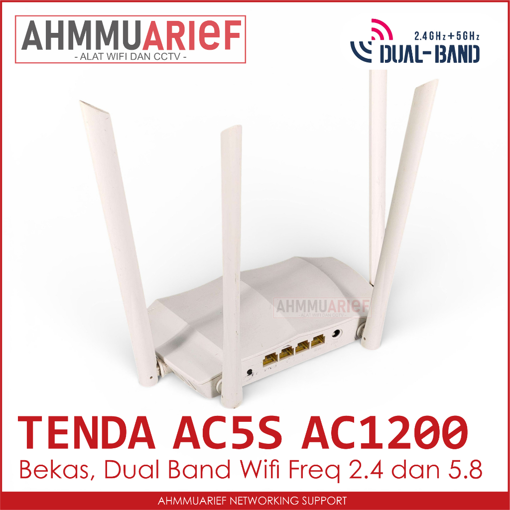 เราเตอร์ไร้สาย WIFI TENDA AC5 AC5S SMART DUAL BAND AC1200