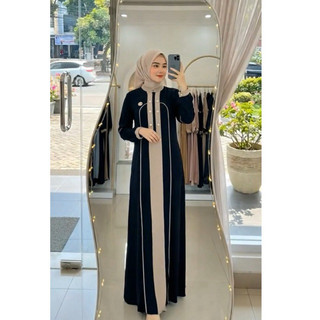 Zelira Dress Elegan Luxury Mewah - Gamis lebaran 2026 Best seller Terlaris Remaja Dewasa