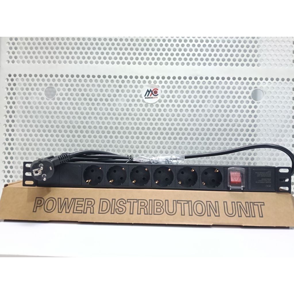 PDU 6 HOLE SERVER RACK || วัสดุโลหะ