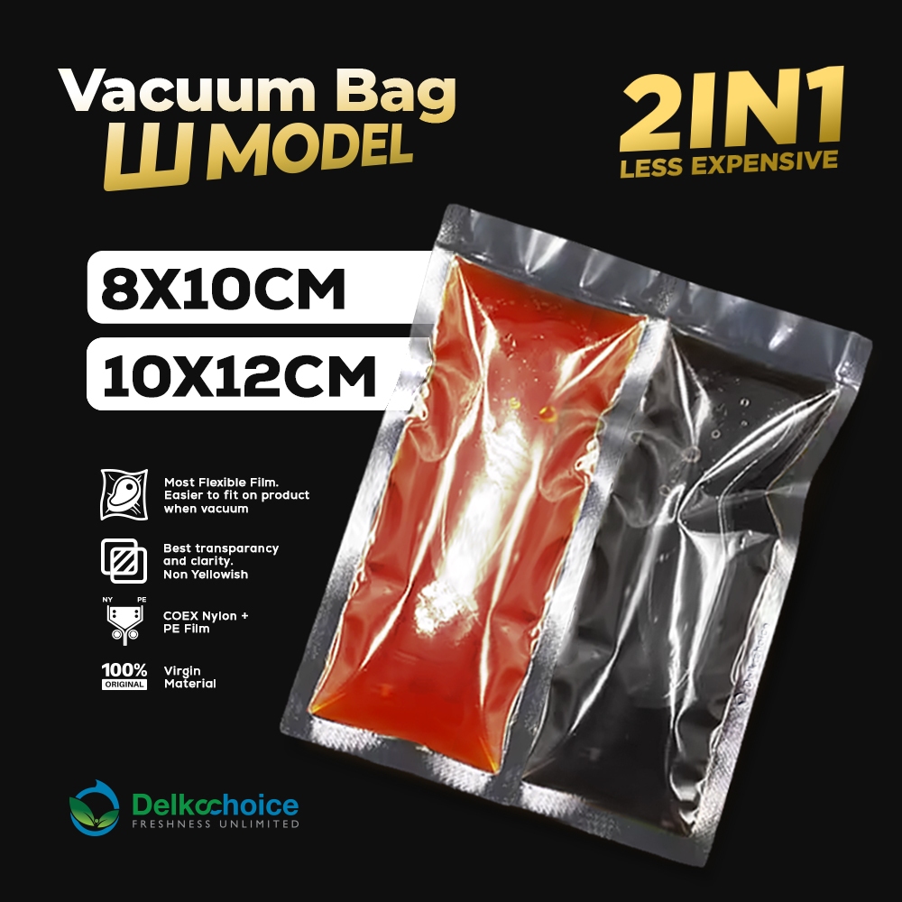 ซอสพลาสติก SAMBAL KECAP ซีล 2in1 W DELKOCHOICE ต่อแพ็ค