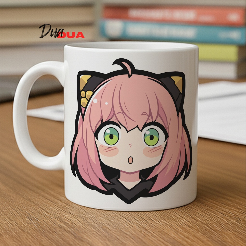 แก้วกาแฟ Anya Forger Fat Stroke เหมาะสําหรับเป็นของขวัญ