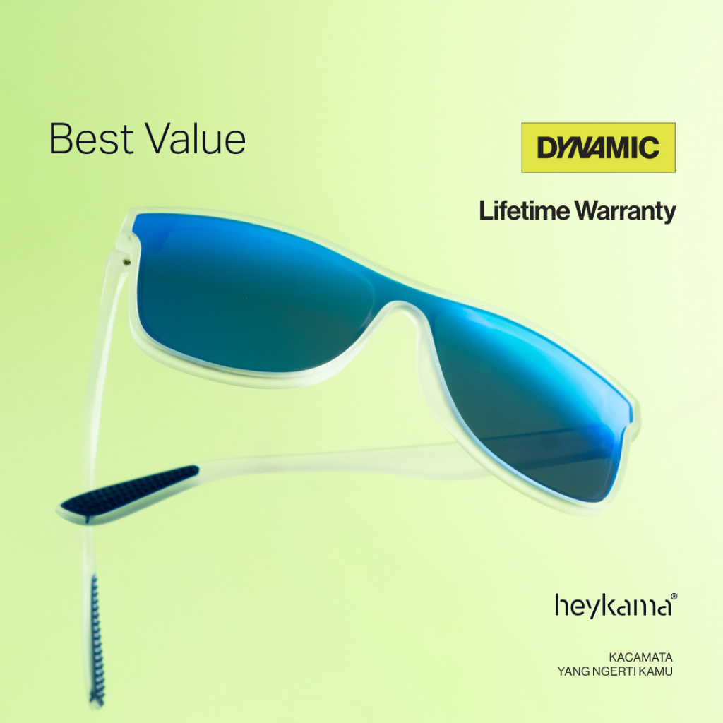 Heykama - กรอบแว่นตากีฬา Xira (คอลเลกชันย้าย) - แว่นตาทรงสี่เหลี่ยม