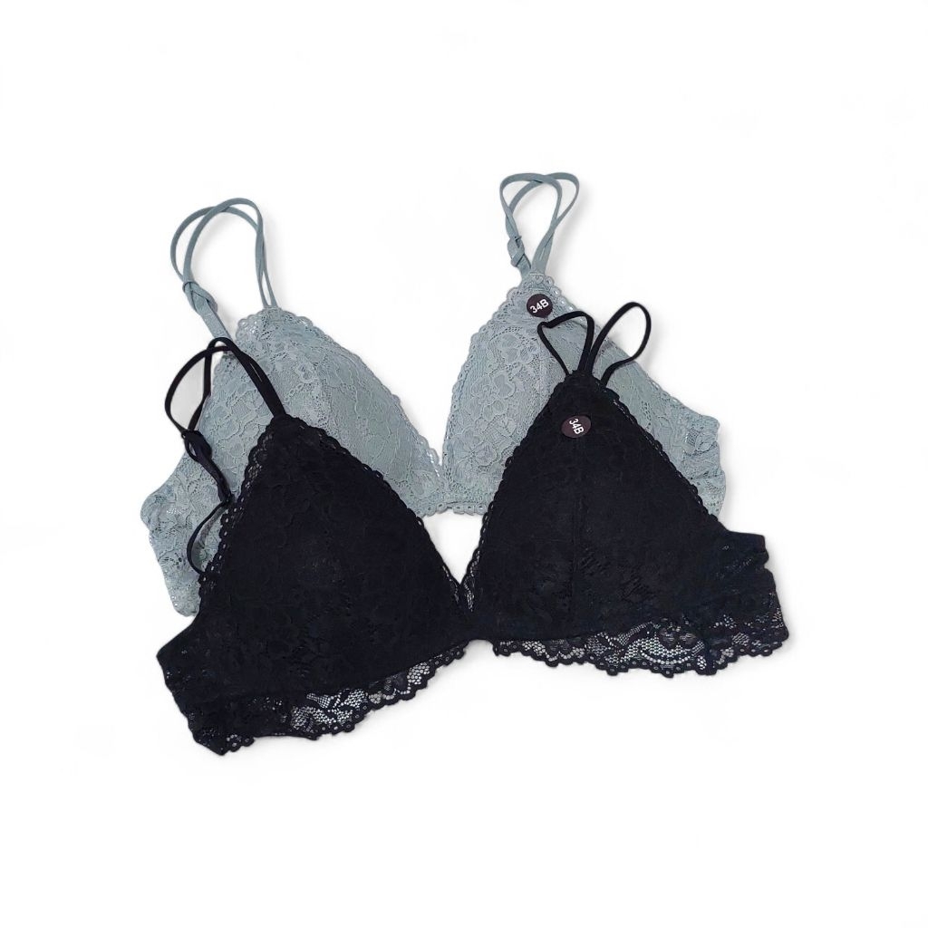 Bralette ลูกไม้ไม่มีสาย HM 34B