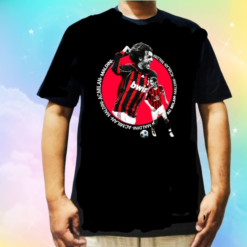 Paolo Maldini Legenda AC Milan เสื้อยืด/ เสื้อยืดฟุตบอล distro/ เสื้อยืดแขนสั้น