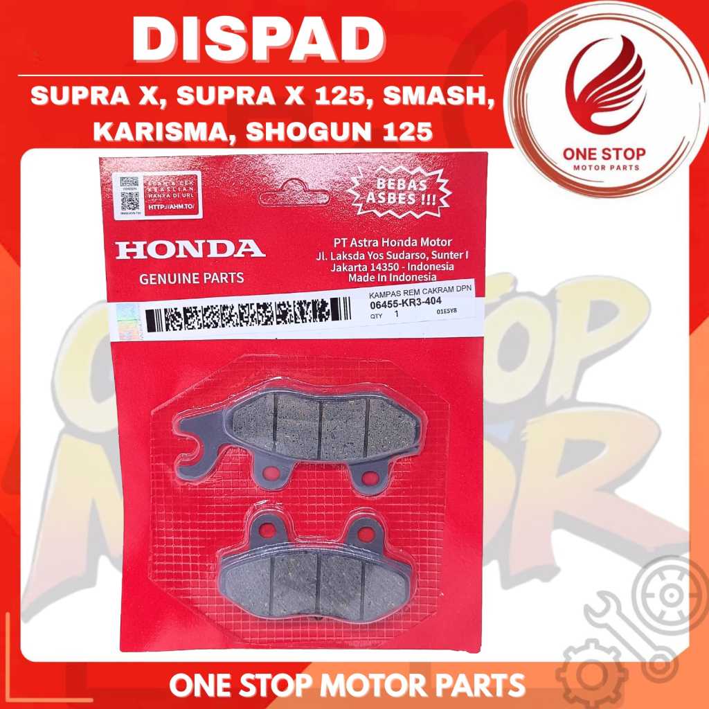ผ้าเบรคหน้าสําหรับ Honda supra x KR3