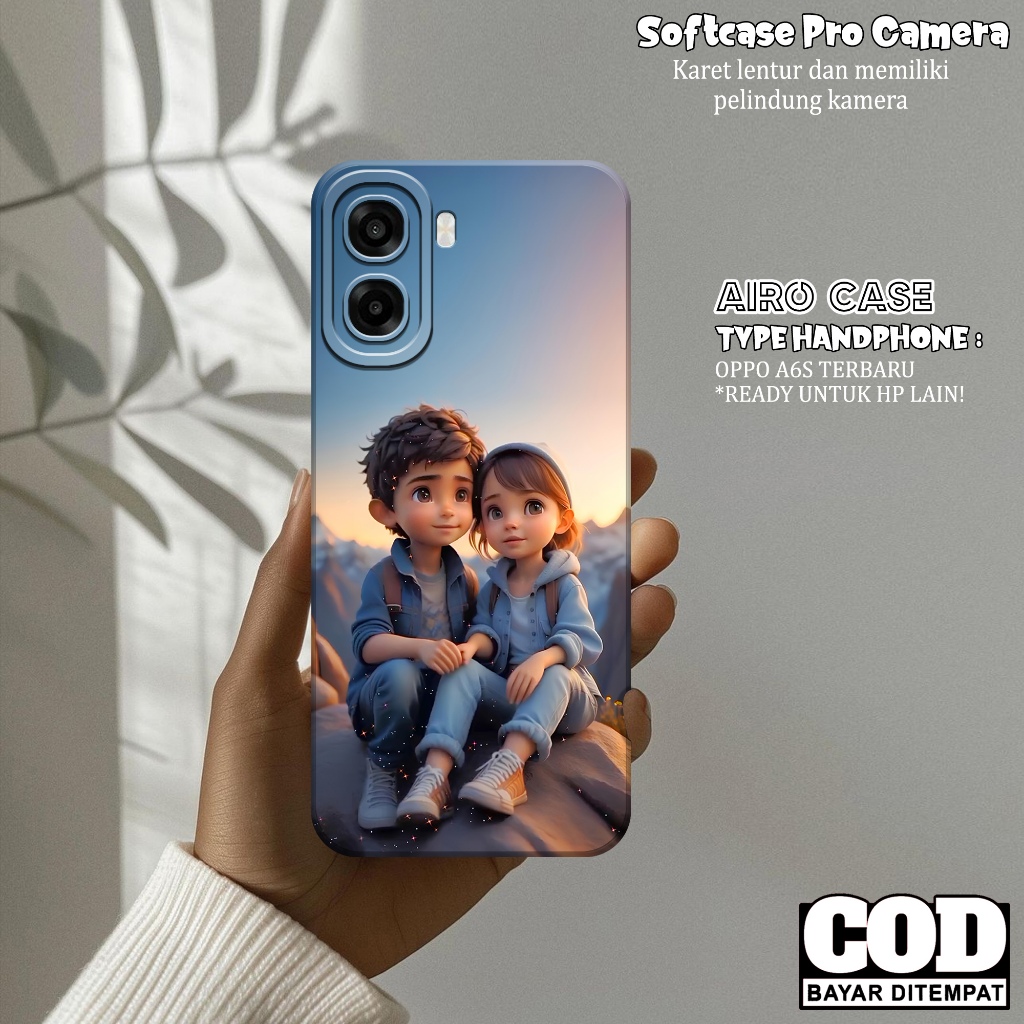เคส Oppo A6S ล่าสุด - เคส Oppo A6S Softcase - เคสแฟชั่นการ์ตูน - เคส Oppo A6S - เคส Pro Camera Softc
