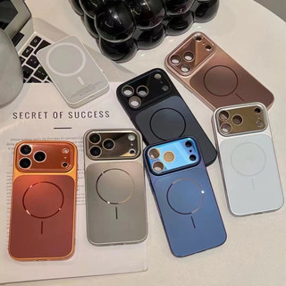 METALLIC FLOWING MAGSAFE PREMIUM CASE FOR IPHONE 13 14 15 16 17 PRO MAX Casing Mewah