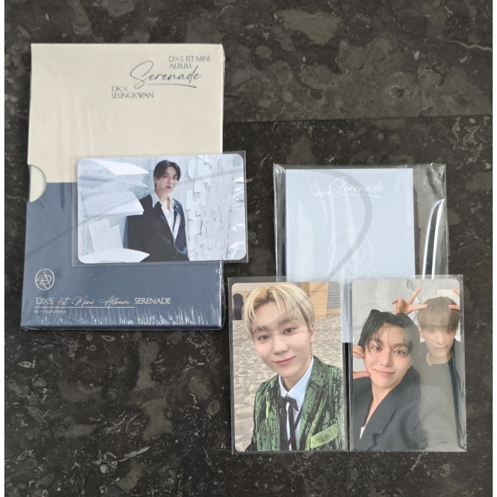 DK x SEUNGKWAN (DxS) มินิอัลบั้มที่ 1 Serenade COMPACT ver POB Makestar SEUNGKWAN & POB Weverse Glob