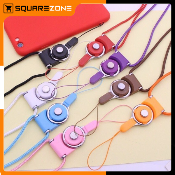 HP GANTUNGAN RETAIL สายรัดสร้อยคอ 2-in-1, ที่วางโทรศัพท์มือถือ, Nametagแบบห้อยคอ, Flashdisk, สายคล้อ