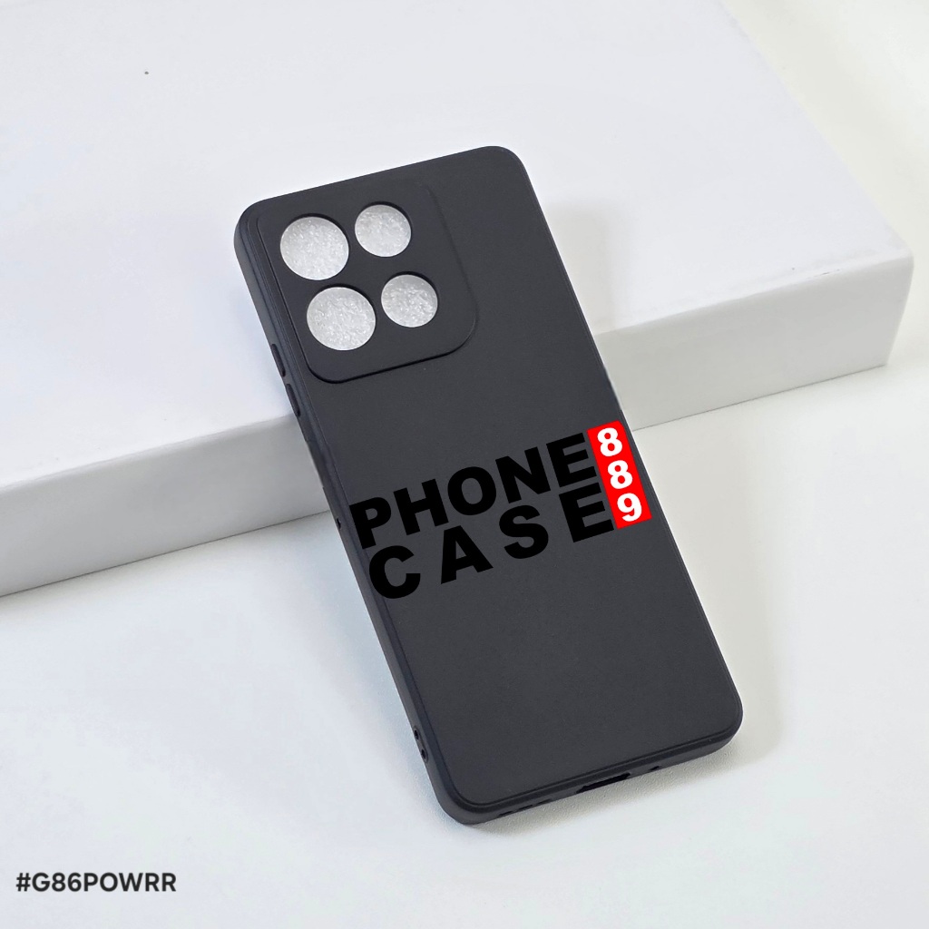 MOTO G86 POWER CASE MACAROON BLACK SQ CASE สีดํา MOTO G86 POWER