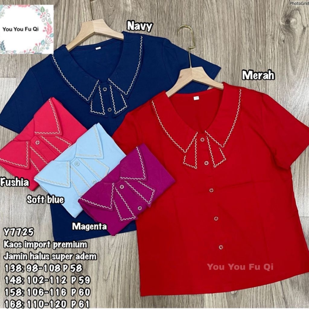 [138-168] เสื้อท็อป Y7725