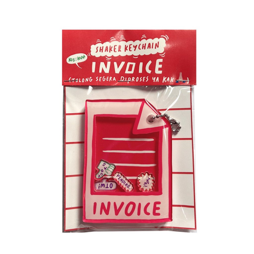 INVOICE SHAKER KEYCHAIN / FAVORITE