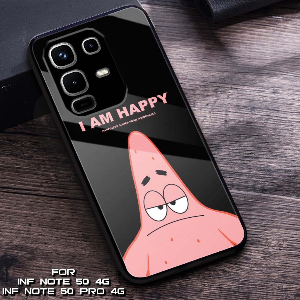 เคส HP INFINIX NOTE 50 4G / NOTE 50 PRO 4G - STORE CASE (BLACK BACKGROUND) - 2D Premium Glossy Softc