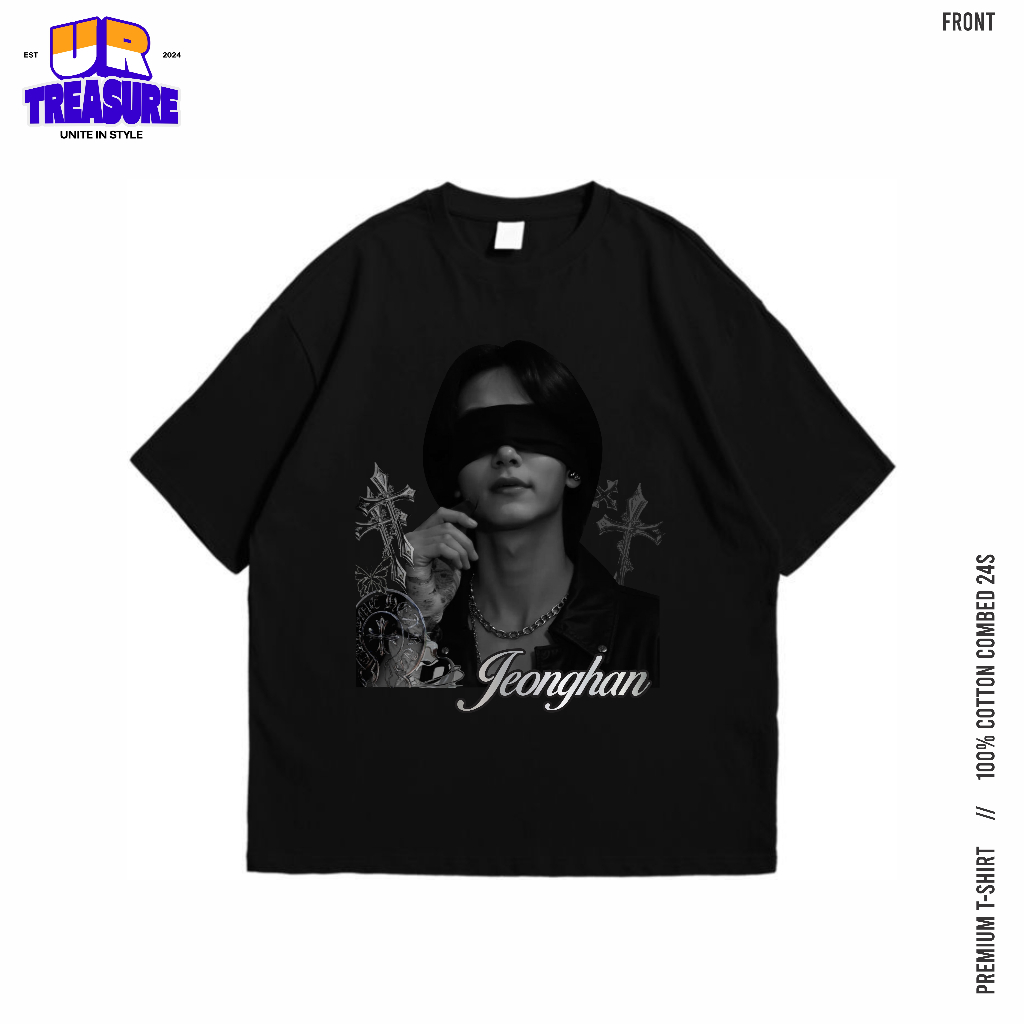 เสื้อยืด Oversize Jeonghan Seventeen Cotton Combed 24s / เสื้อยืด Jeonghan Seventeen By UR Treasure