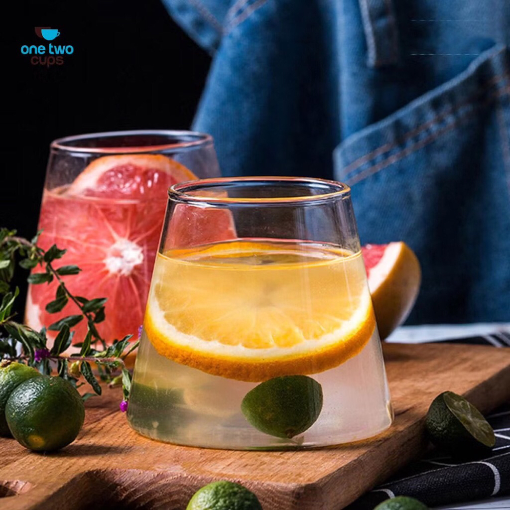 AESTHETIC GLASS COFFEE TEA 360ml 7RHAM8TP