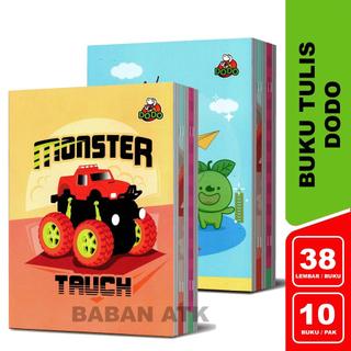 Buku Tulis Dodo 38 Lembar By SIDU 1 Pak isi 10 Buku / Buku Murah Dodo Paper Stationery