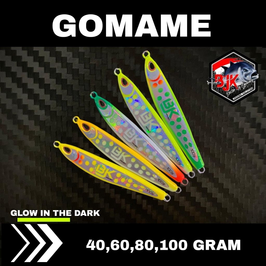 METAL JIG ใหม่ GOMAME F.POLKADOT SCALES 40g ถึง 100g BJK FISHING BAIT