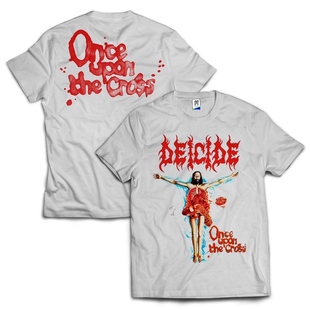 เสื้อยืด DEICIDE - Once Upon The Cross | เสื้อยืดเพลง | เสื้อยืดวง | บูทแล็ก |