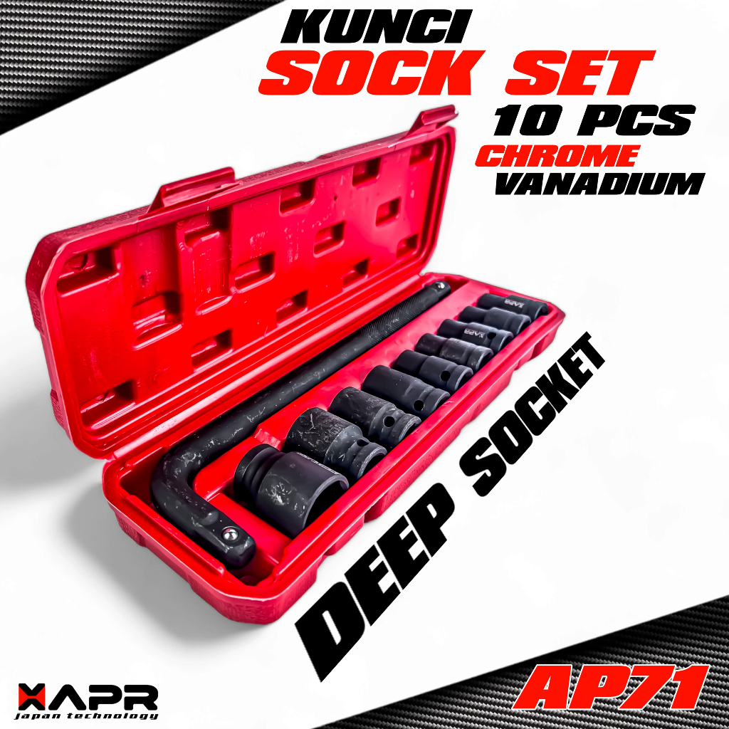 MATA APR 1/2INCH SOCKET WRENCH 8MM - 24MM CRMO TYPE AP71