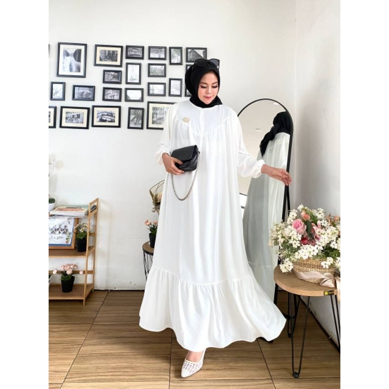 Jumbo Luxury Gamis Ld 130 Ld 140 / Luxury Jumbo Gamis Dress Ld 130 Ld 140 XXXL ถึง XXXXL
