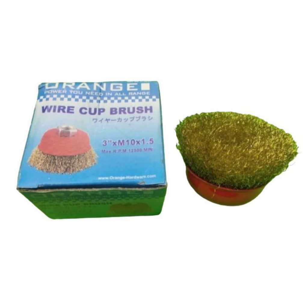 Lie1301 BRASS WIRE BOWL BRUSH RUST CLEANER GRINDER